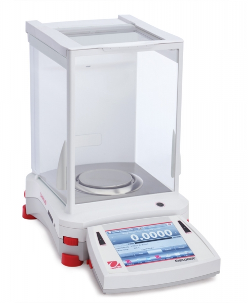 Balance analytique OHAUS Explorer 120g x 0,1mg - plateau diam 90mm, Autocal