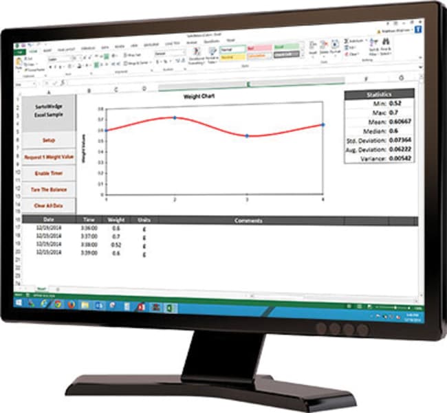 LOGICIEL WINWEDGE SARTORIUS